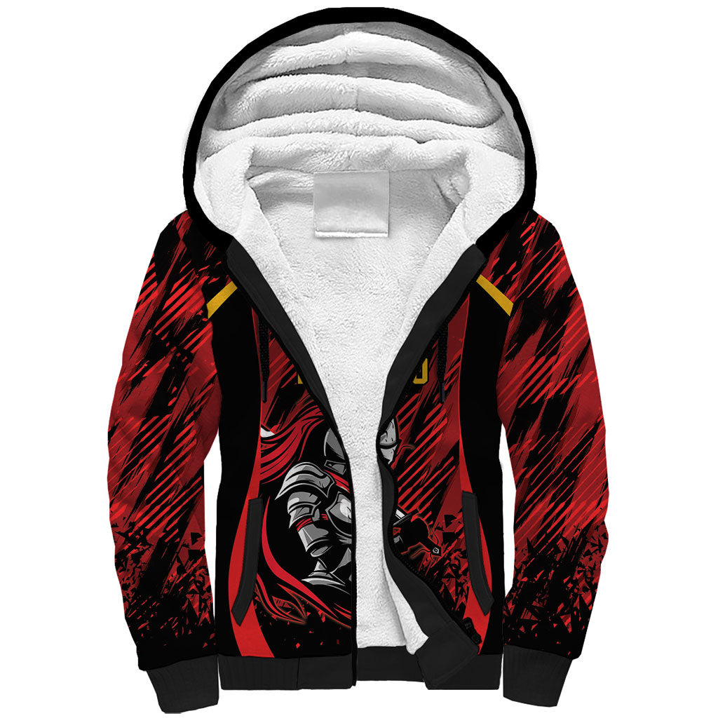 Custom Women’s Cricket Trinidad and Tobago Sherpa Hoodie Caribbean Woman Knight