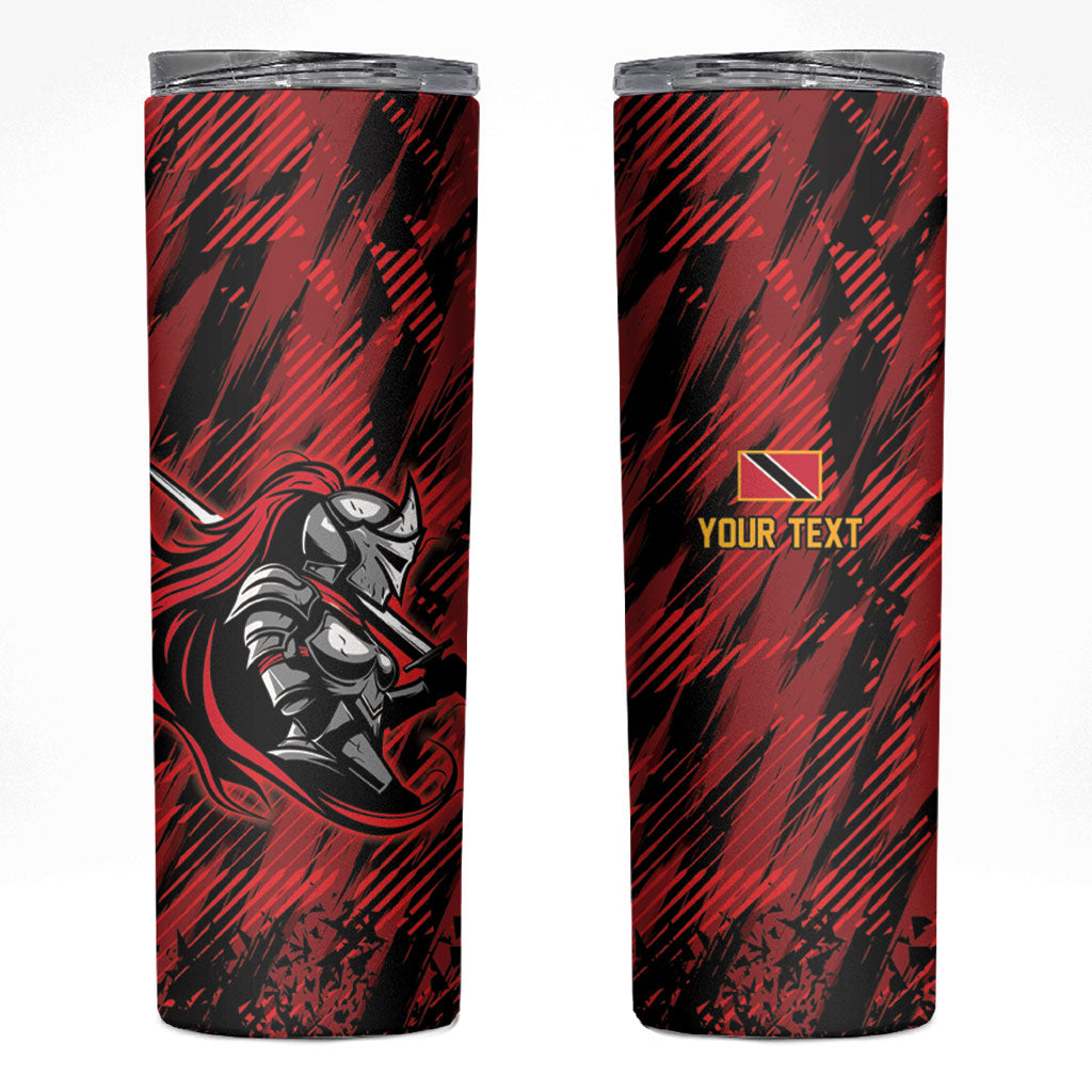 Custom Women’s Cricket Trinidad and Tobago Skinny Tumbler Caribbean Woman Knight