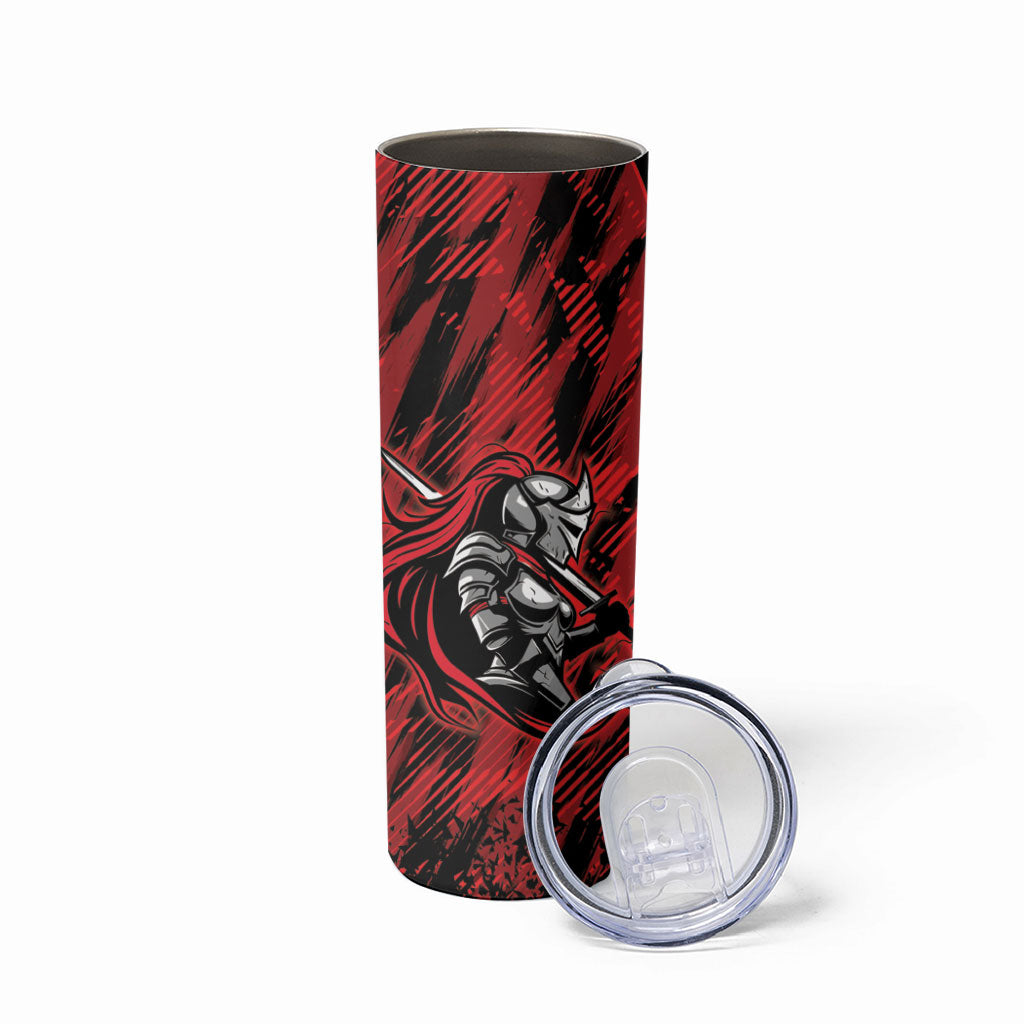 Custom Women’s Cricket Trinidad and Tobago Skinny Tumbler Caribbean Woman Knight