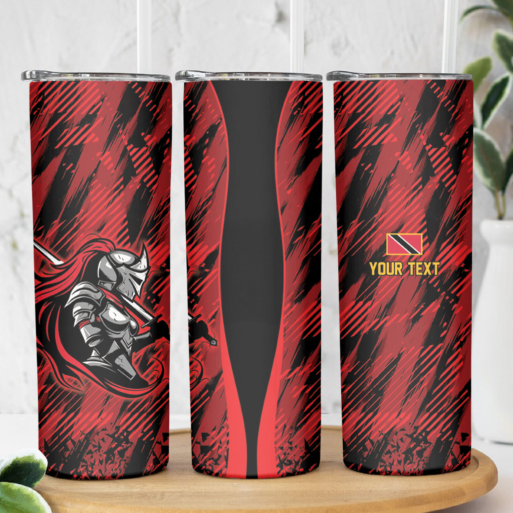 Custom Women’s Cricket Trinidad and Tobago Skinny Tumbler Caribbean Woman Knight