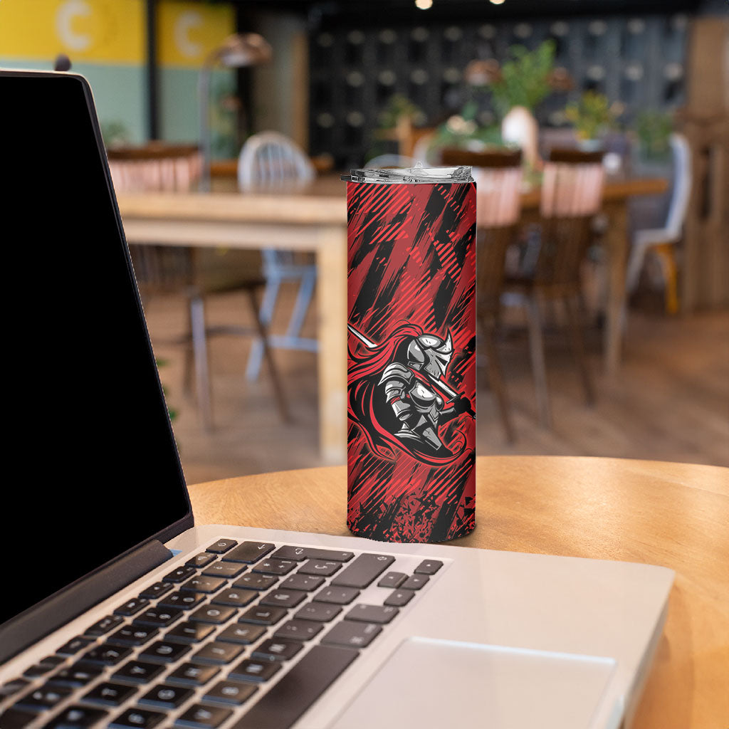 Custom Women’s Cricket Trinidad and Tobago Skinny Tumbler Caribbean Woman Knight