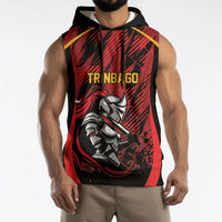 Custom Women’s Cricket Trinidad and Tobago Sleeveless Hoodie Caribbean Woman Knight