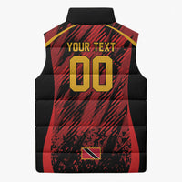 Custom Women’s Cricket Trinidad and Tobago Sleeveless Puffer Jacket Caribbean Woman Knight