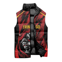 Custom Women’s Cricket Trinidad and Tobago Sleeveless Puffer Jacket Caribbean Woman Knight