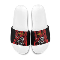 Custom Women’s Cricket Trinidad and Tobago Slide Sandals Caribbean Woman Knight