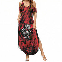 Custom Women’s Cricket Trinidad and Tobago Summer Maxi Dress Caribbean Woman Knight