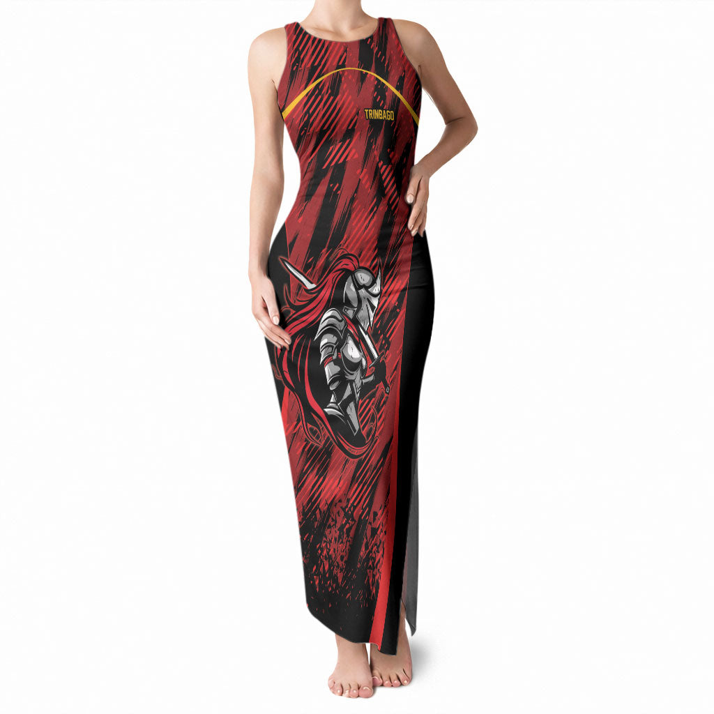 Custom Women’s Cricket Trinidad and Tobago Tank Maxi Dress Caribbean Woman Knight