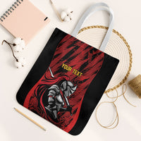 Custom Women’s Cricket Trinidad and Tobago Tote Bag Caribbean Woman Knight