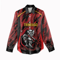 Custom Women’s Cricket Trinidad and Tobago Women Casual Shirt Caribbean Woman Knight