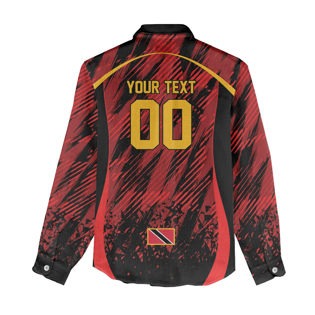 Custom Women’s Cricket Trinidad and Tobago Women Casual Shirt Caribbean Woman Knight