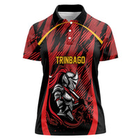 Custom Women’s Cricket Trinidad and Tobago Women Polo Shirt Caribbean Woman Knight