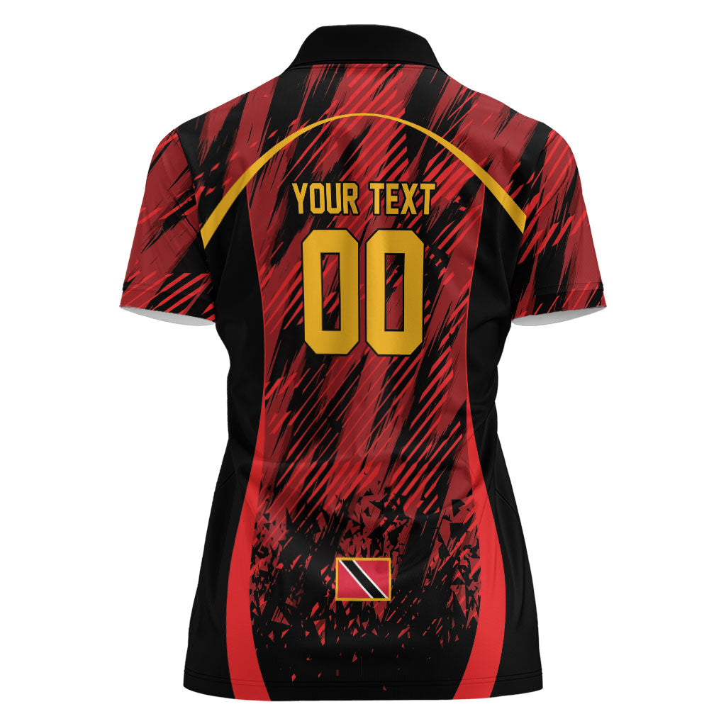 Custom Women’s Cricket Trinidad and Tobago Women Polo Shirt Caribbean Woman Knight