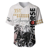 Kentucky Horse Racing Baseball Jersey 151st Anniversary The Run For The Roses LT9