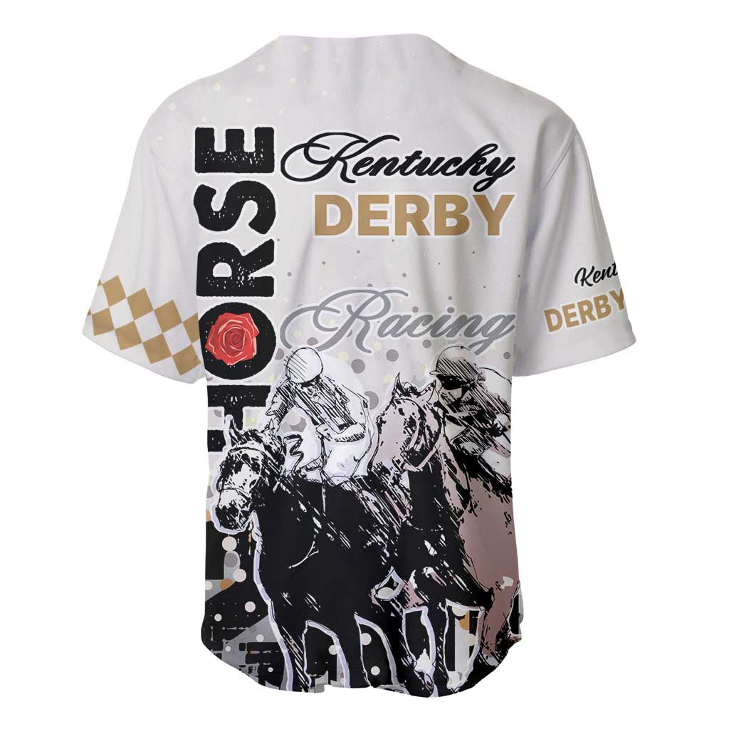 Kentucky Horse Racing Baseball Jersey 151st Anniversary The Run For The Roses LT9