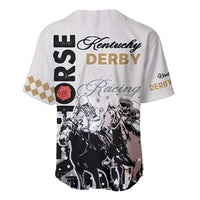 Kentucky Horse Racing Baseball Jersey 151st Anniversary The Run For The Roses LT9