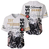Kentucky Horse Racing Baseball Jersey 151st Anniversary The Run For The Roses LT9