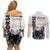 Kentucky Horse Racing Couples Matching Off Shoulder Short Dress and Long Sleeve Button Shirts 151st Anniversary The Run For The Roses LT9