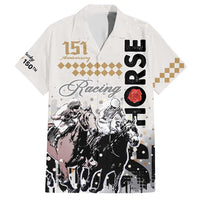 2025 Kentucky Horse Racing Short Sleeve Shirt 151st Anniversary The Run For The Roses LT9