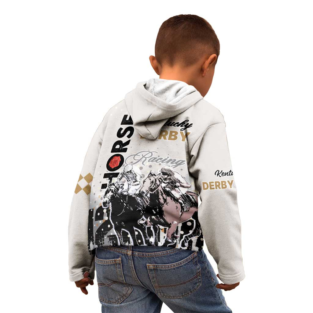 Kentucky Horse Racing Kid Hoodie 151st Anniversary The Run For The Roses LT9