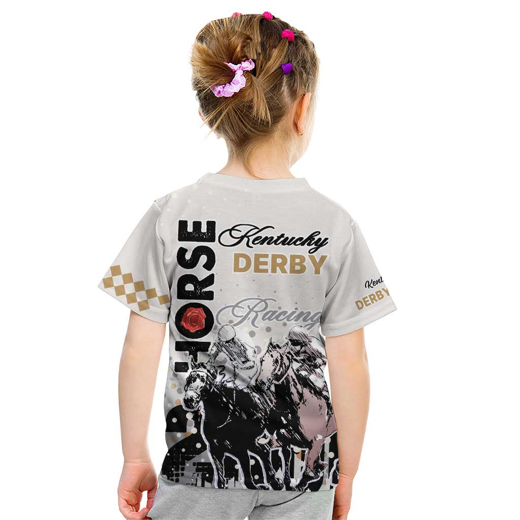 Kentucky Horse Racing Kid T Shirt 151st Anniversary The Run For The Roses LT9