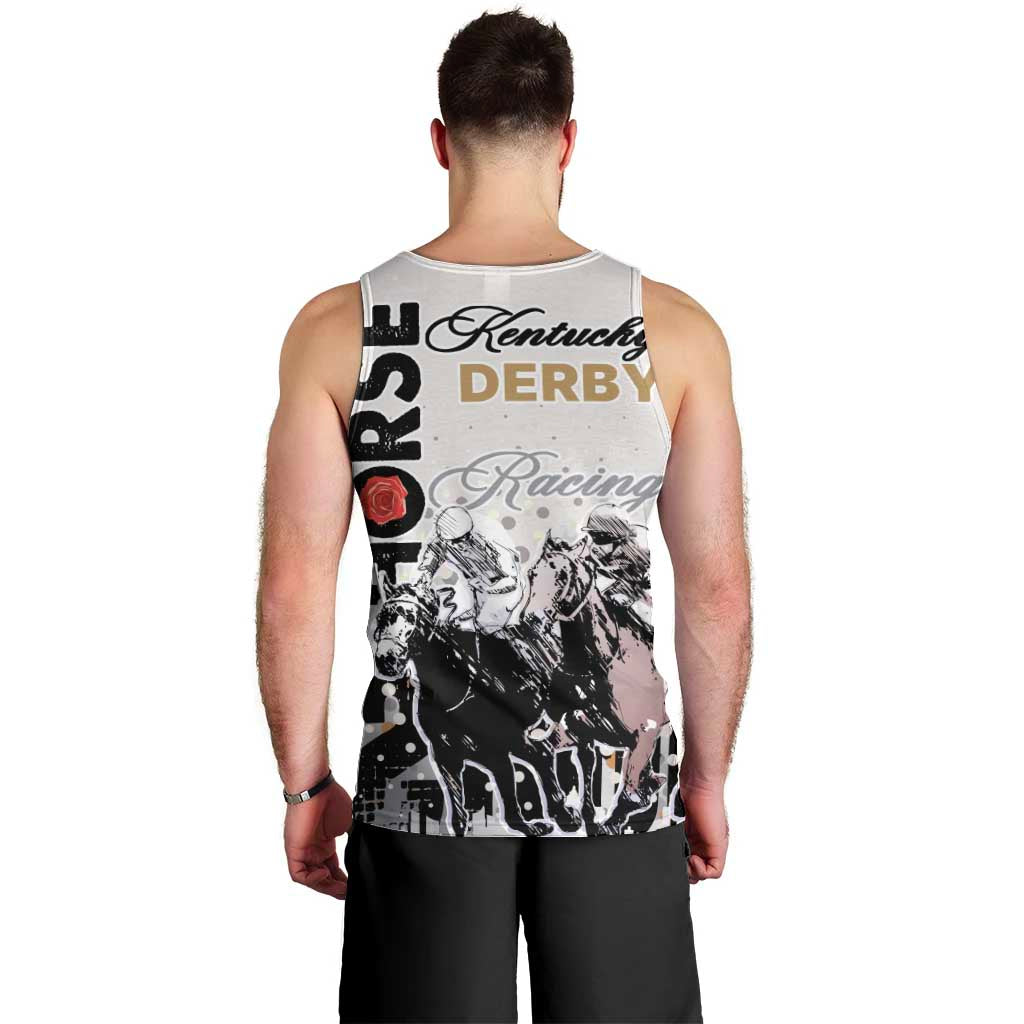Kentucky Horse Racing Men Tank Top 151st Anniversary The Run For The Roses LT9