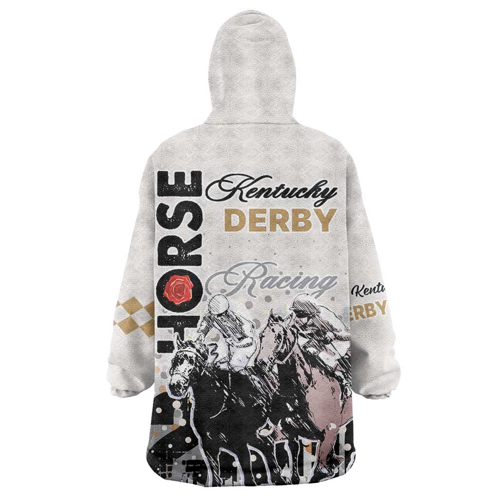Kentucky Horse Racing Wearable Blanket Hoodie 151st Anniversary The Run For The Roses LT9
