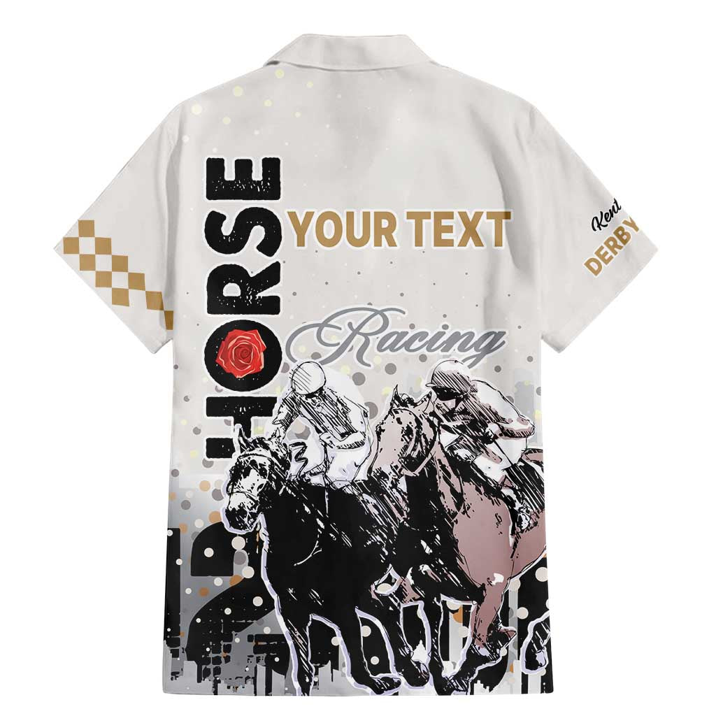 Personalised Kentucky Horse Racing Family Matching Mermaid Dress and Hawaiian Shirt 151st Anniversary The Run For The Roses LT9