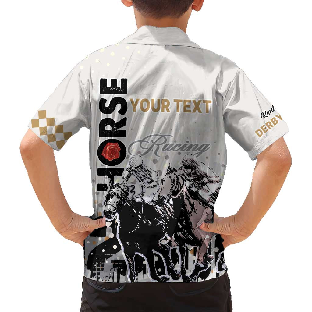 Personalised Kentucky Horse Racing Family Matching Tank Maxi Dress and Hawaiian Shirt 151st Anniversary The Run For The Roses LT9