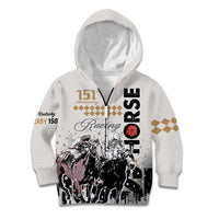 Personalised Kentucky Horse Racing Kid Hoodie 151st Anniversary The Run For The Roses LT9