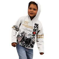 Personalised Kentucky Horse Racing Kid Hoodie 151st Anniversary The Run For The Roses LT9