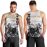 Personalised Kentucky Horse Racing Men Tank Top 151st Anniversary The Run For The Roses LT9