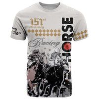 Personalised Kentucky Horse Racing T Shirt 151st Anniversary The Run For The Roses LT9