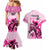 Kentucky Horse Racing Couples Matching Mermaid Dress and Hawaiian Shirt 151st Anniversary Sporting Art Pink Version LT9