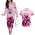 Kentucky Horse Racing Couples Matching Off The Shoulder Long Sleeve Dress and Hawaiian Shirt 151st Anniversary Sporting Art Pink Version LT9