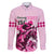 Kentucky Horse Racing Family Matching Puletasi Dress and Hawaiian Shirt 151st Anniversary Sporting Art Pink Version LT9