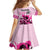 Kentucky Horse Racing Family Matching Short Sleeve Bodycon Dress and Hawaiian Shirt 151st Anniversary Sporting Art Pink Version LT9