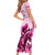 Kentucky Horse Racing Family Matching Short Sleeve Bodycon Dress and Hawaiian Shirt 151st Anniversary Sporting Art Pink Version LT9