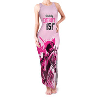 Kentucky Horse Racing Family Matching Tank Maxi Dress and Hawaiian Shirt 151st Anniversary Sporting Art Pink Version LT9