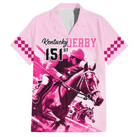 2025 Kentucky Horse Racing Short Sleeve Shirt 151st Anniversary Arty Pink Style LT9