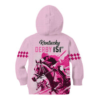Kentucky Horse Racing Kid Hoodie 151st Anniversary Sporting Art Pink Version LT9