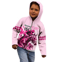Kentucky Horse Racing Kid Hoodie 151st Anniversary Sporting Art Pink Version LT9