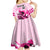 Kentucky Horse Racing Kid Short Sleeve Dress 151st Anniversary Sporting Art Pink Version LT9