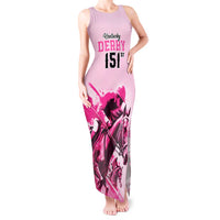 Kentucky Horse Racing Tank Maxi Dress 151st Anniversary Sporting Art Pink Version LT9
