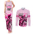 Personalised Kentucky Horse Racing Couples Matching Tank Maxi Dress and Long Sleeve Button Shirts 150th Anniversary Sporting Art Pink Version LT9 - Wonder Print Shop