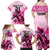 Personalised Kentucky Horse Racing Family Matching Off Shoulder Maxi Dress and Hawaiian Shirt 150th Anniversary Sporting Art Pink Version LT9 - Wonder Print Shop