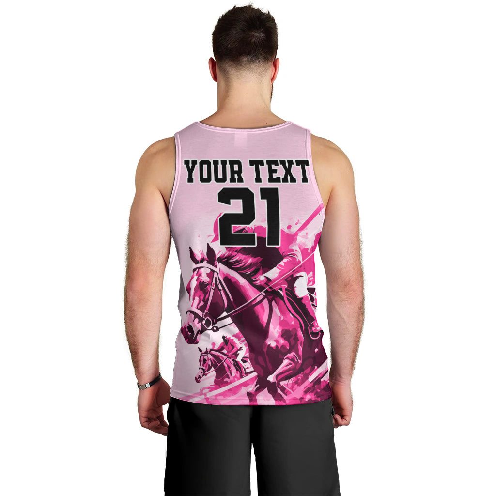personalised-kentucky-horse-racing-men-tank-top-150th-anniversary-sporting-art-pink-version