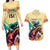 Kentucky Horse Racing Couples Matching Long Sleeve Bodycon Dress and Hawaiian Shirt 151st Anniversary Sporting Art Gold Version LT9