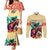 Kentucky Horse Racing Couples Matching Mermaid Dress and Long Sleeve Button Shirts 151st Anniversary Sporting Art Gold Version LT9