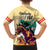 Kentucky Horse Racing Family Matching Off Shoulder Short Dress and Hawaiian Shirt 151st Anniversary Sporting Art Gold Version LT9