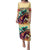 Kentucky Horse Racing Family Matching Puletasi Dress and Hawaiian Shirt 151st Anniversary Sporting Art Gold Version LT9